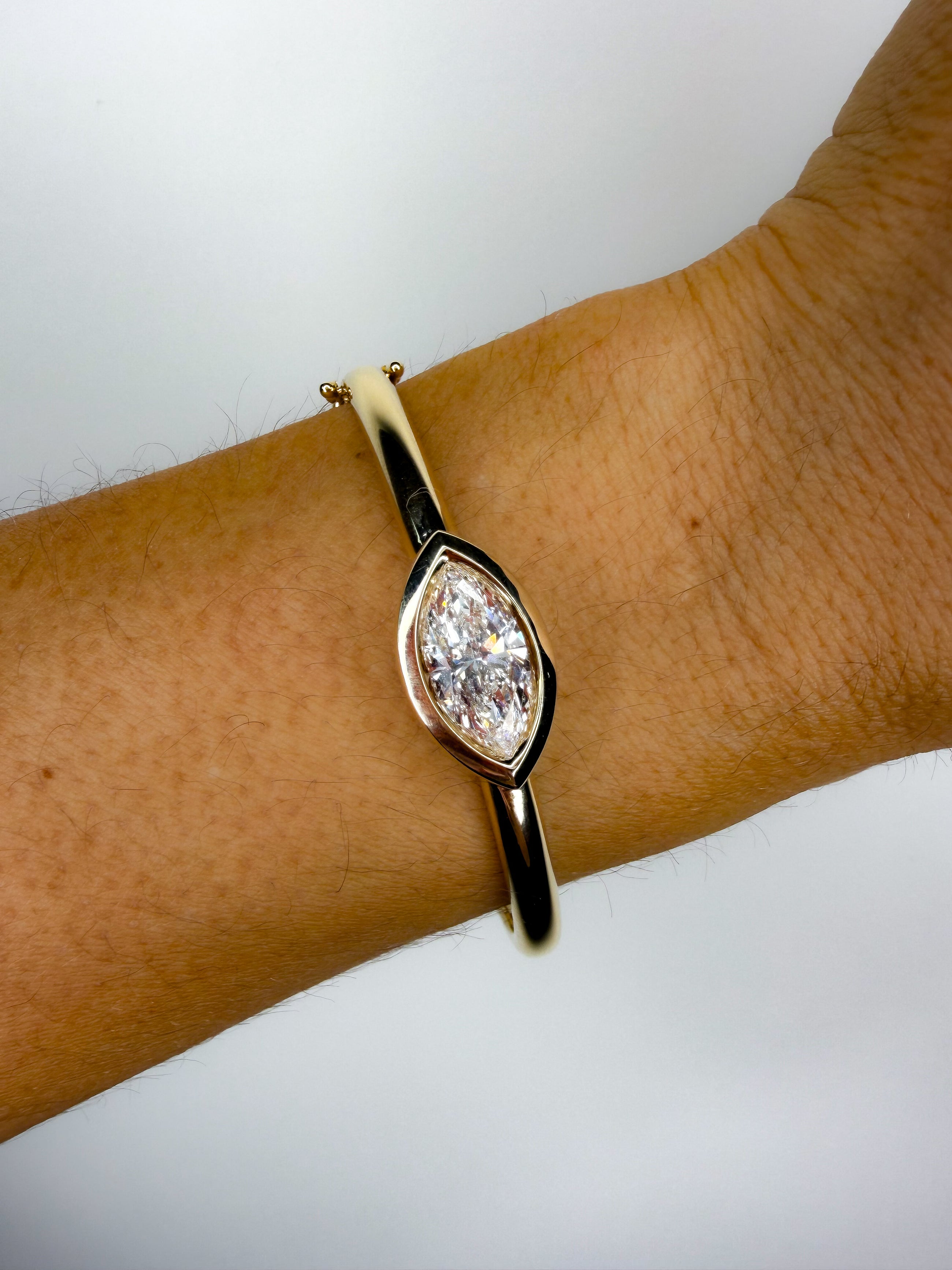 The Eye Marquise Bangle