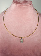 Georgian Emerald Pendant Necklace