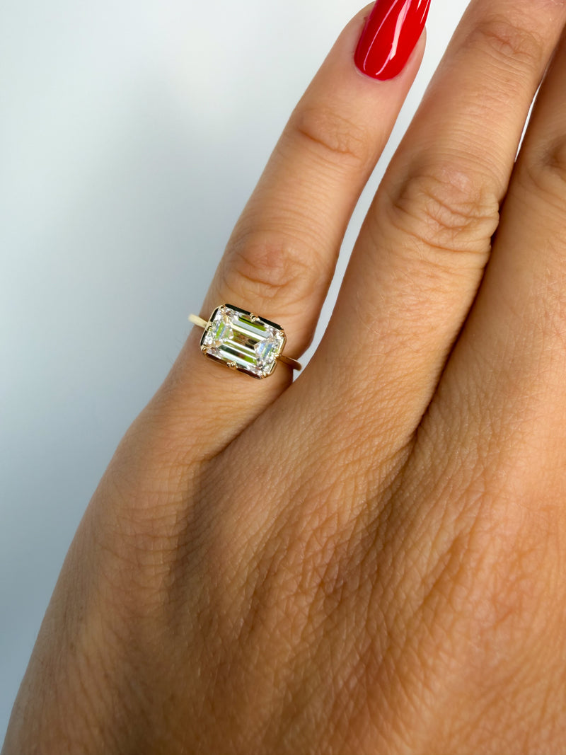 The Ride-or-Die Emerald Pinky Ring