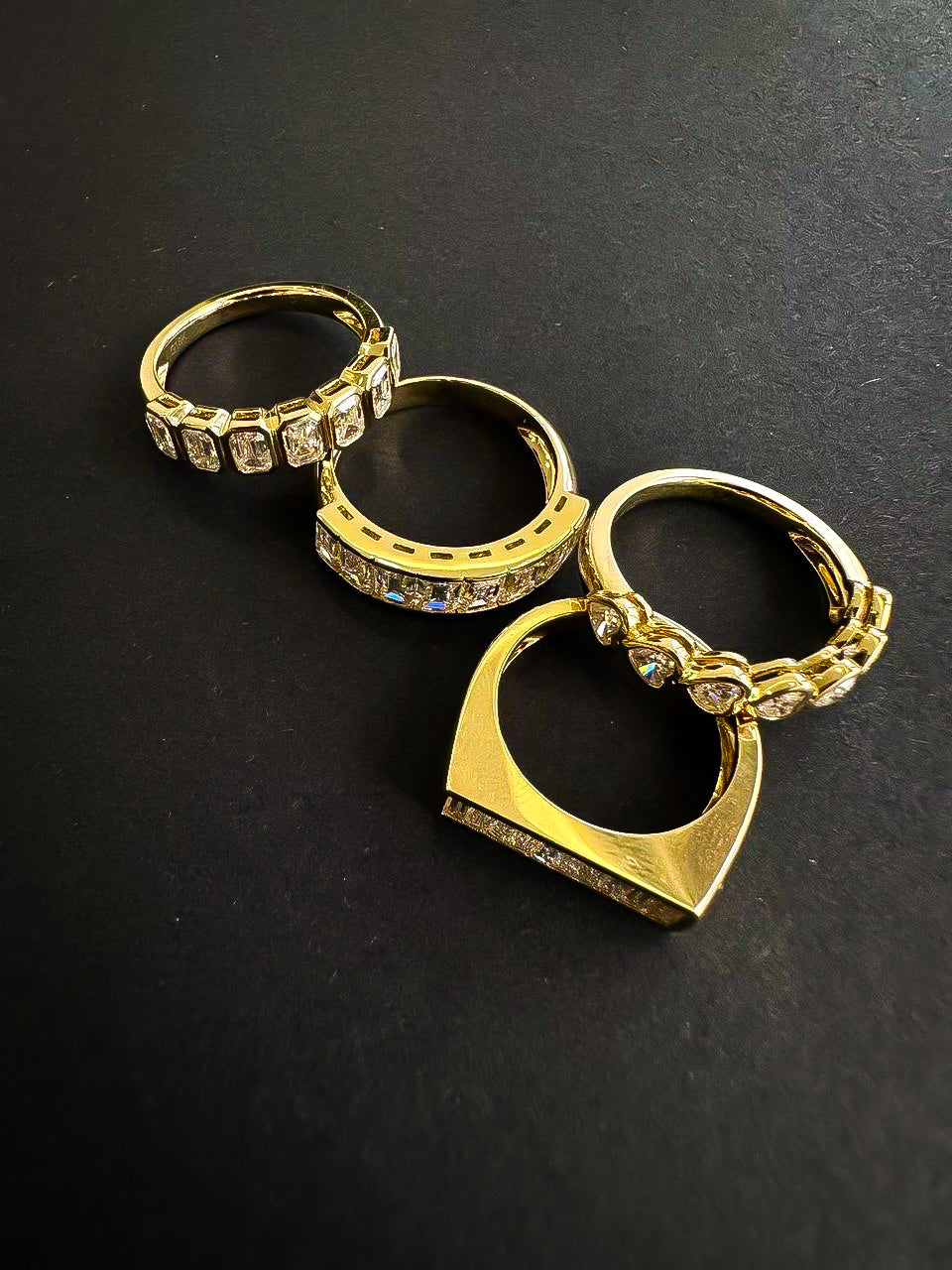 The Bar Baguette Ring