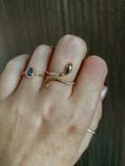 Diamond Snake Ring