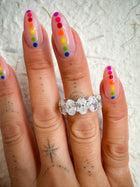 The Royale Oval Eternity Band