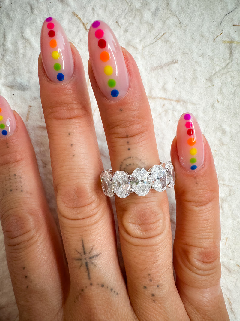 The Royale Oval Eternity Band