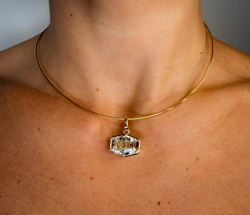Heirloom Antique Hexagon Pendant