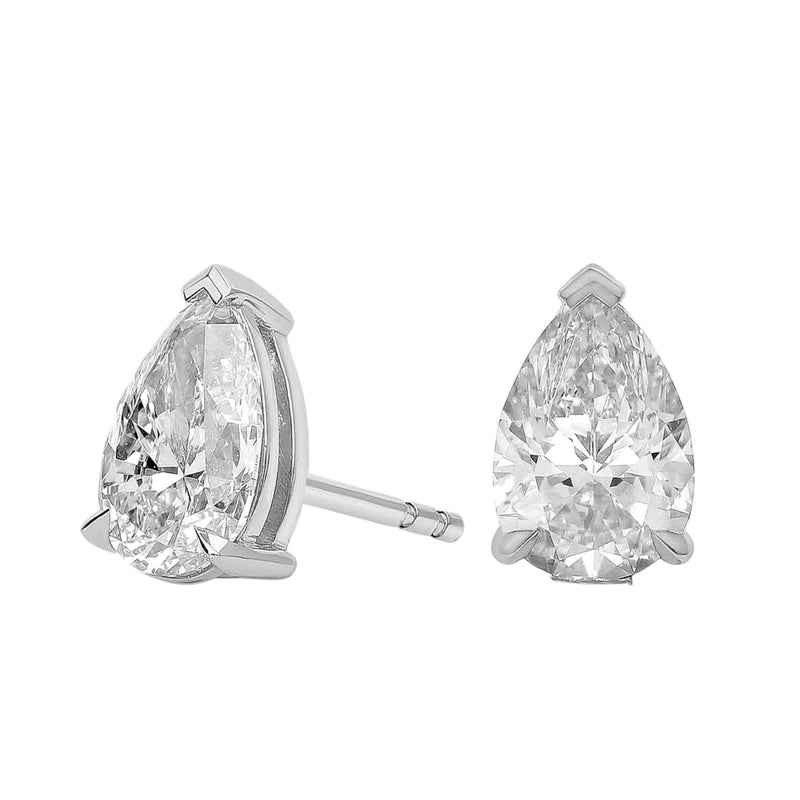 The Pearfect Storm - 6ctw Diamond Studs