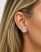 The Summit Radiant Cut 10ctw Diamond Studs