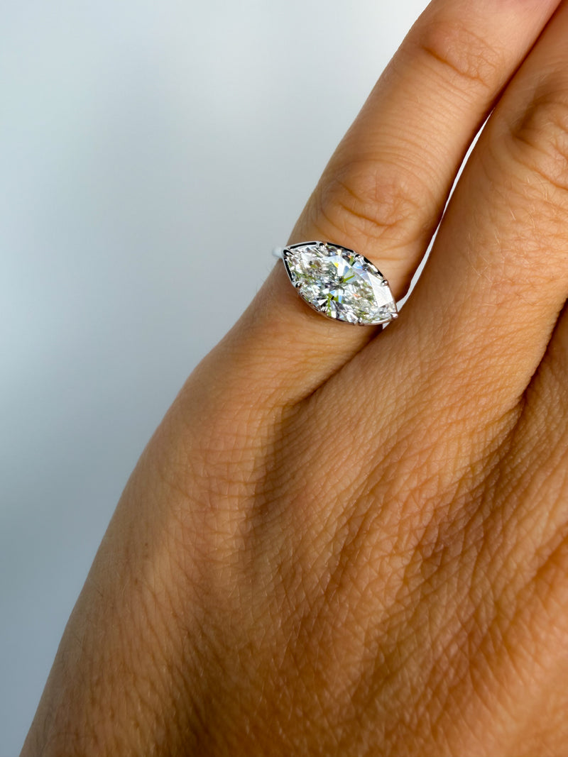 The Ride-or-Die Marquise Pinky Ring