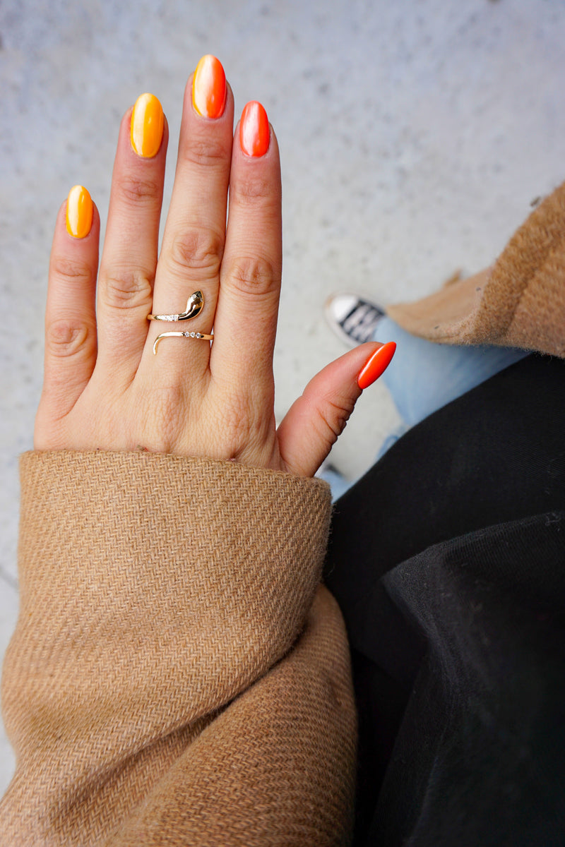 Diamond Snake Ring