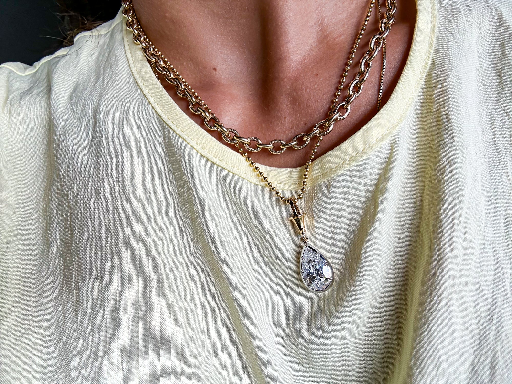 Seraphine Pear Pendant