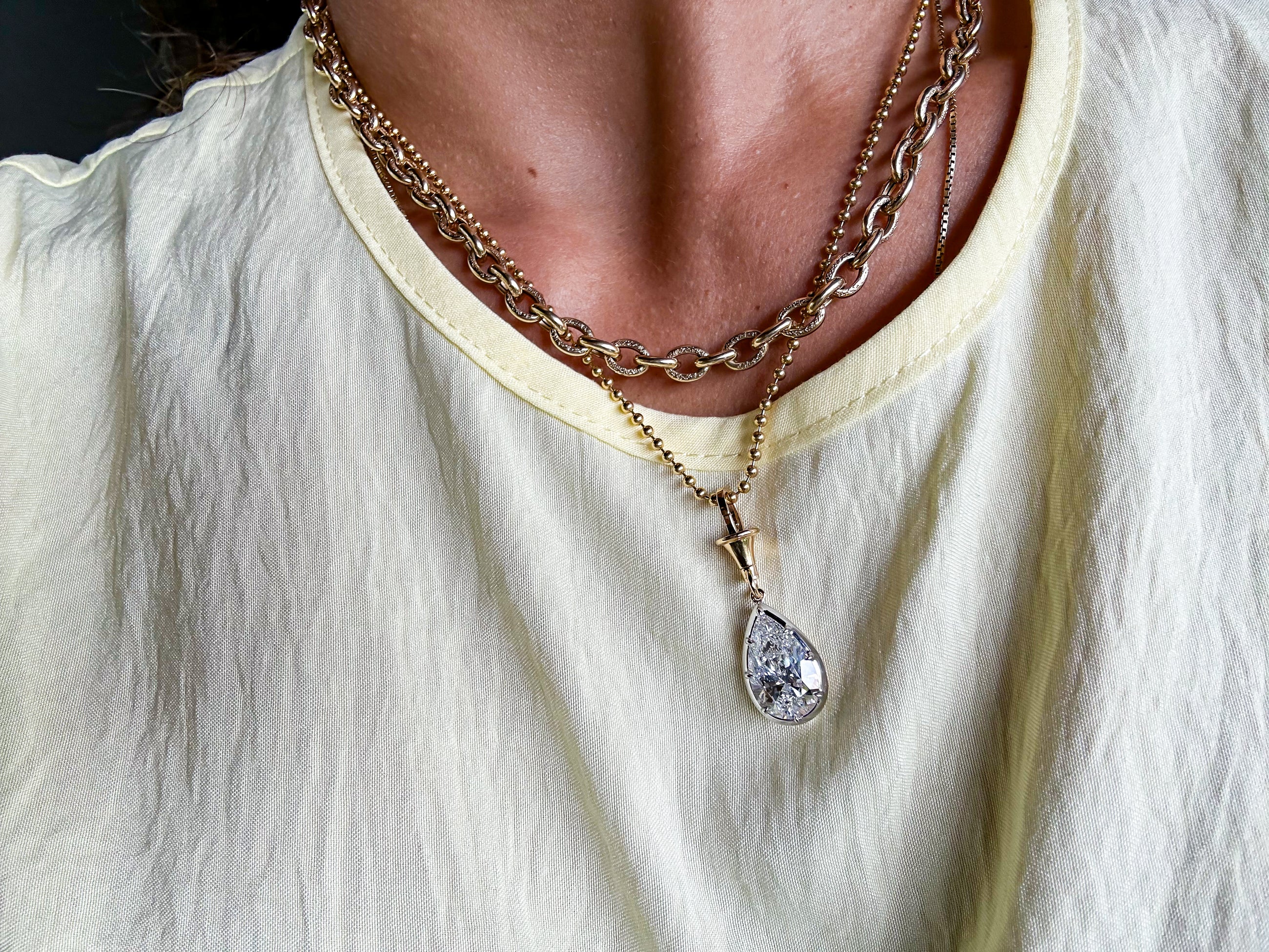 Seraphine Pear Pendant