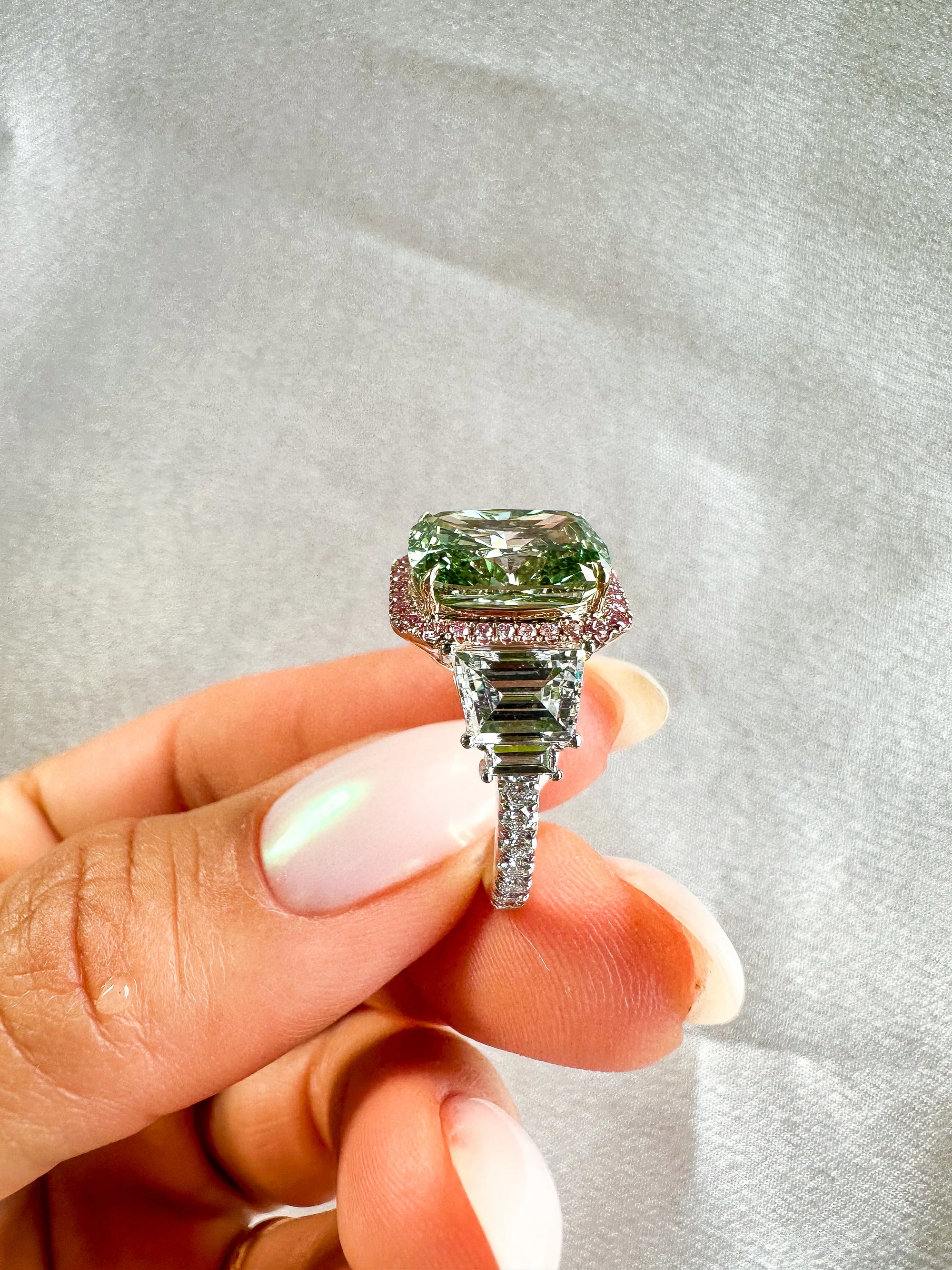 The Green Envy Diamond Ring