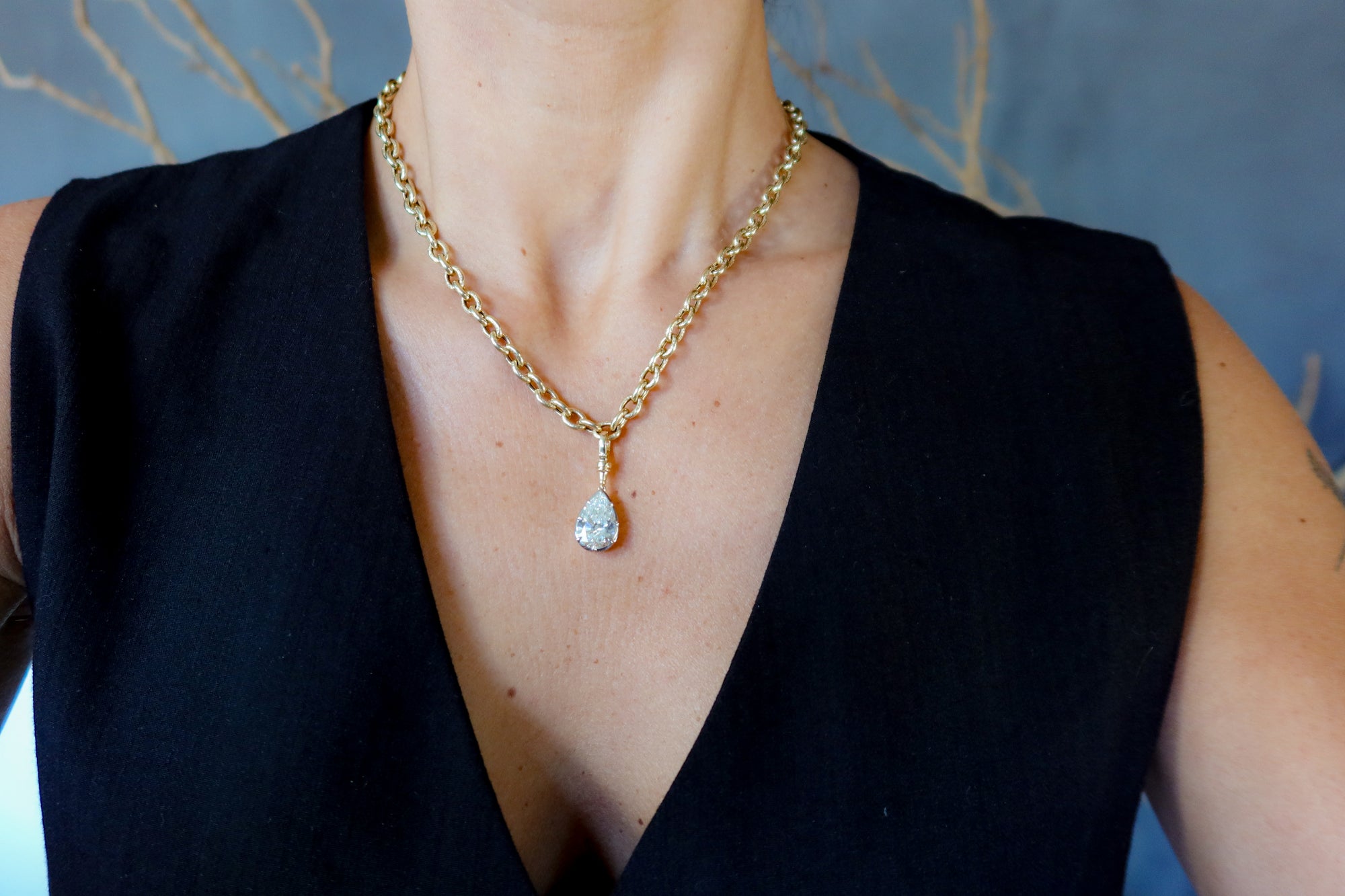 Seraphine Pear Pendant