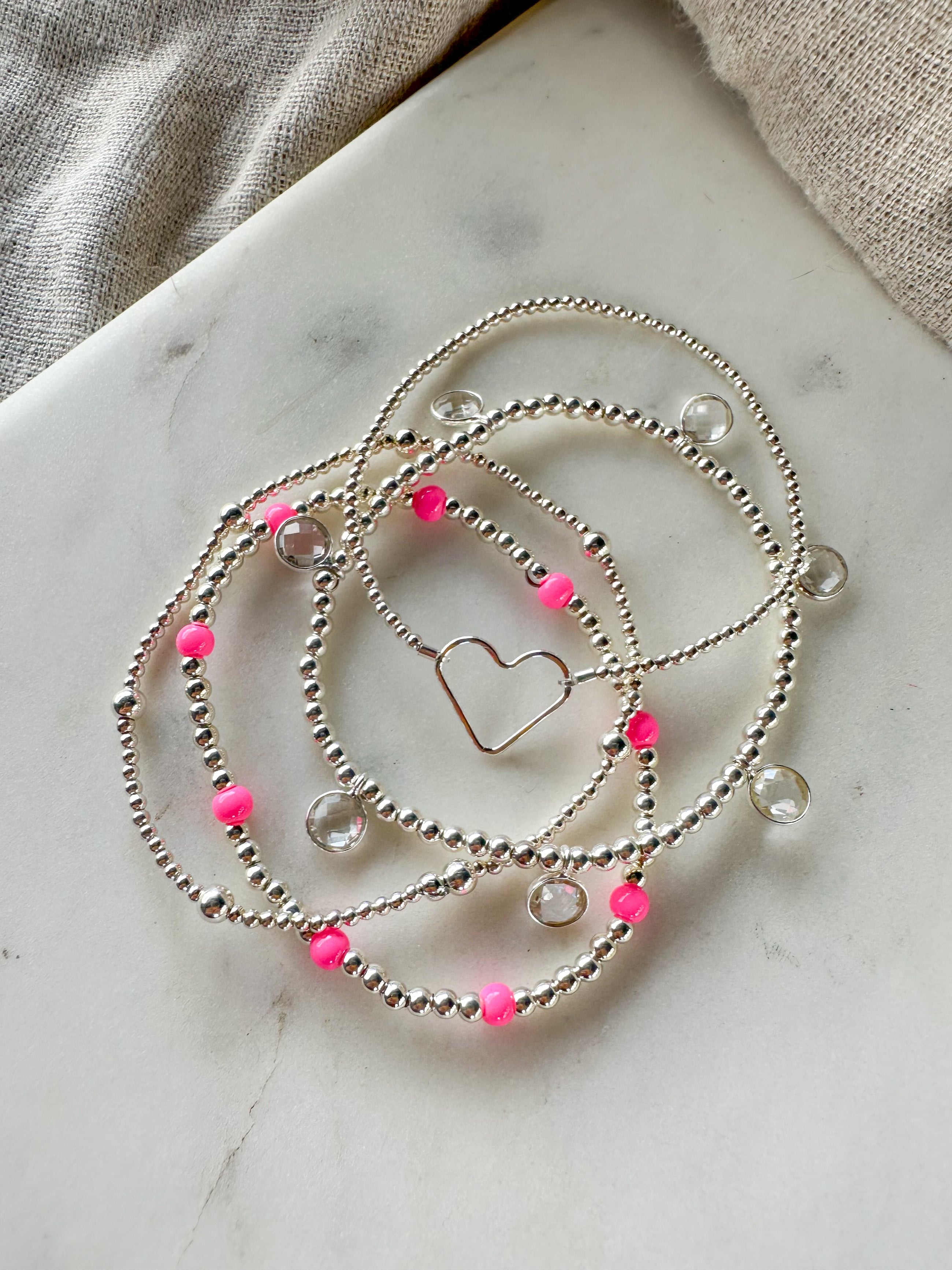 Pink Shock Combo ~ Silver