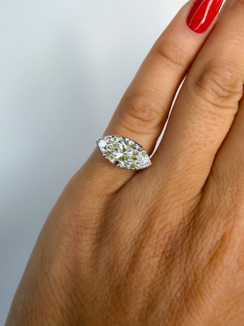 The Ride-or-Die Marquise Pinky Ring