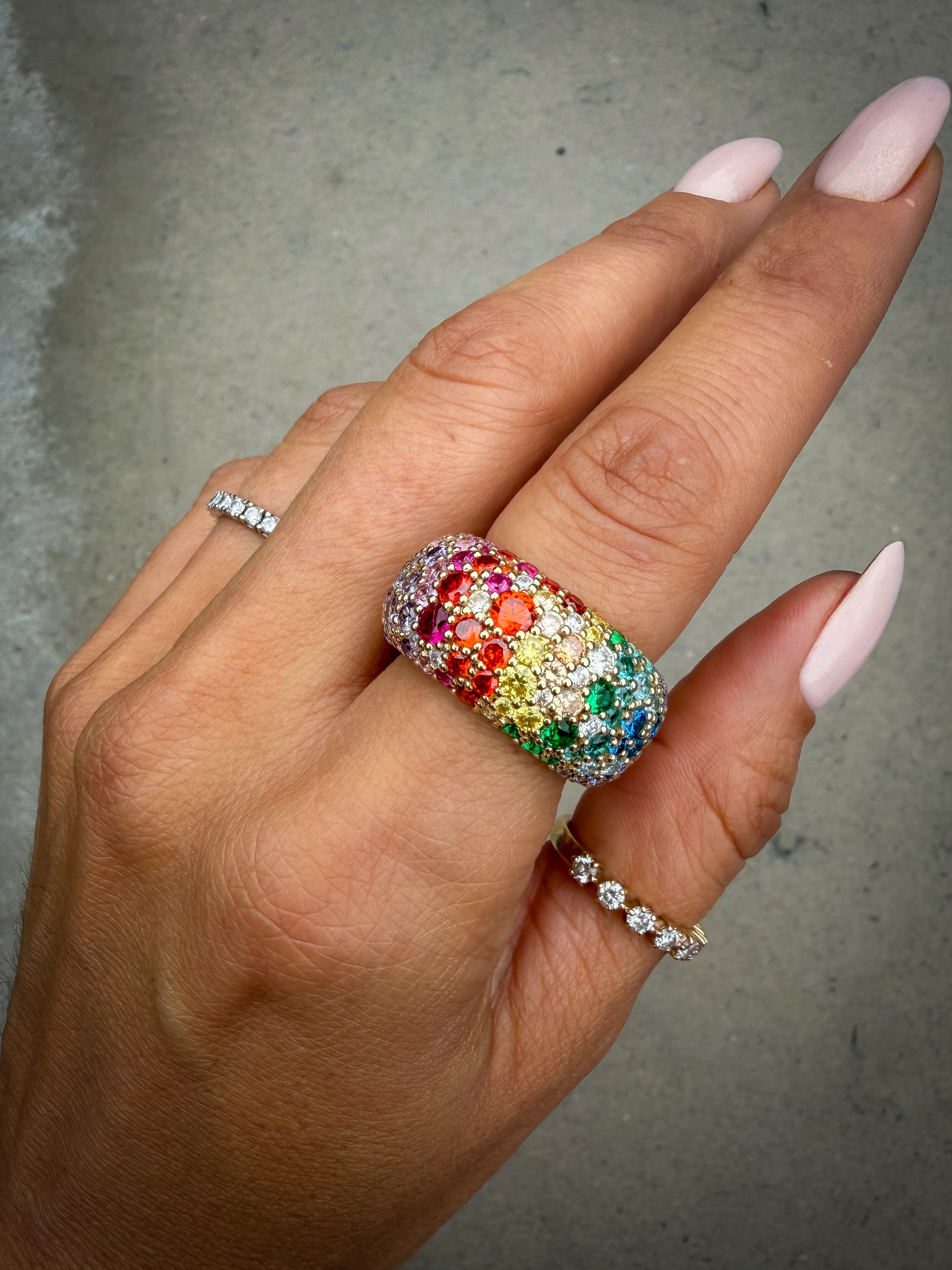 The Ombré Rainbow Ring Jacket