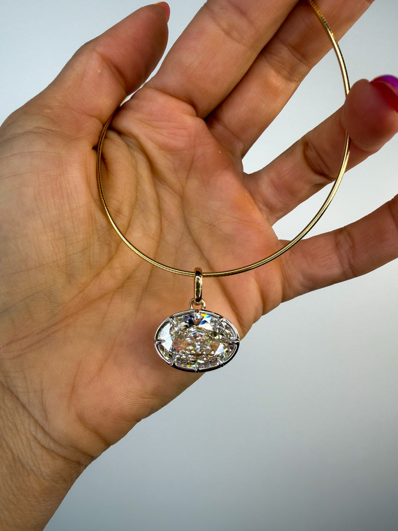 Heirloom Antique Oval Pendant