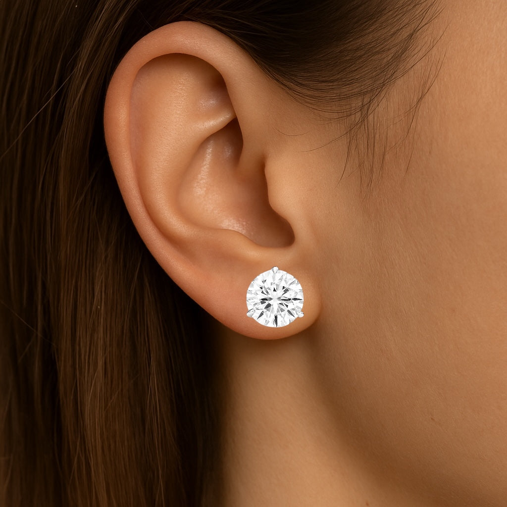 The Show Stoppers - Brilliant Cut 6ctw Diamond Studs