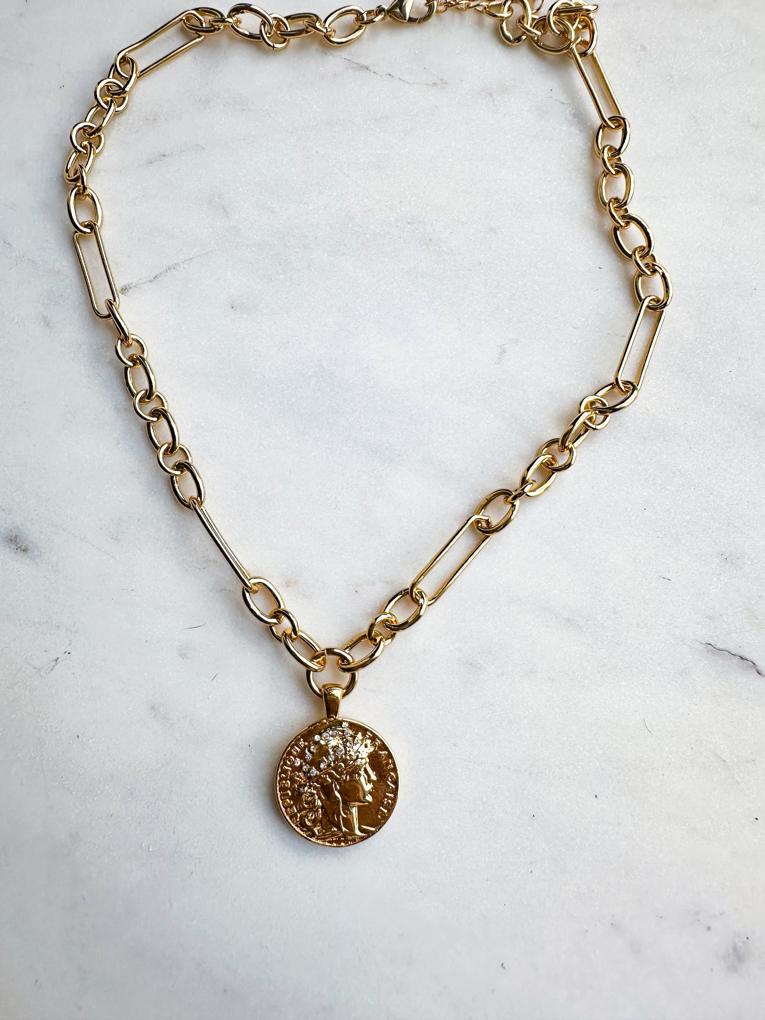 Dragon Coin Necklace