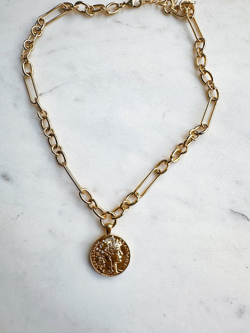 Dragon Coin Necklace