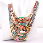 Enamel Barrel Necklace