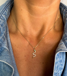 Crystal Serpent Necklace