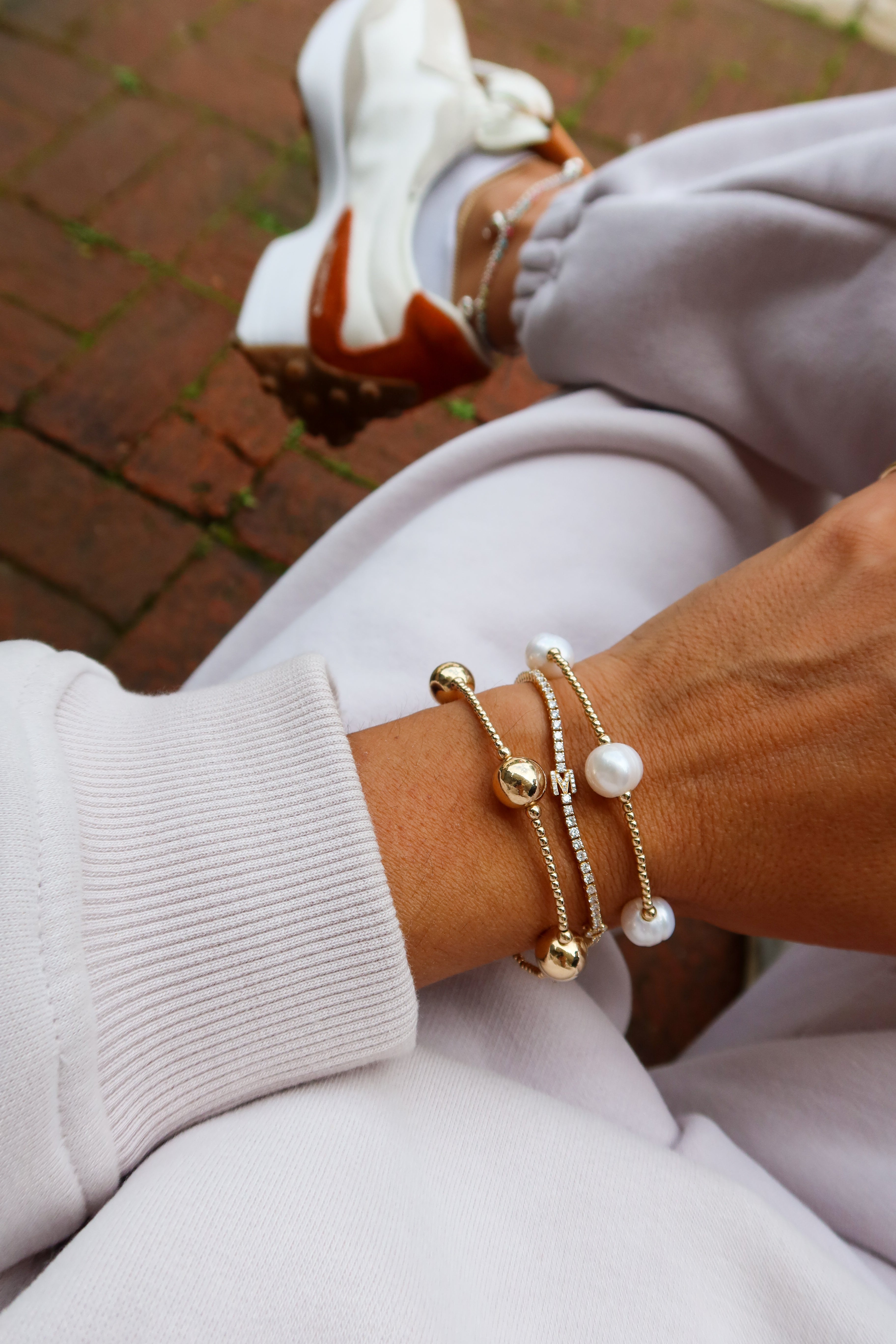 The Orbit Pearl Bracelet | Jugar N Spice
