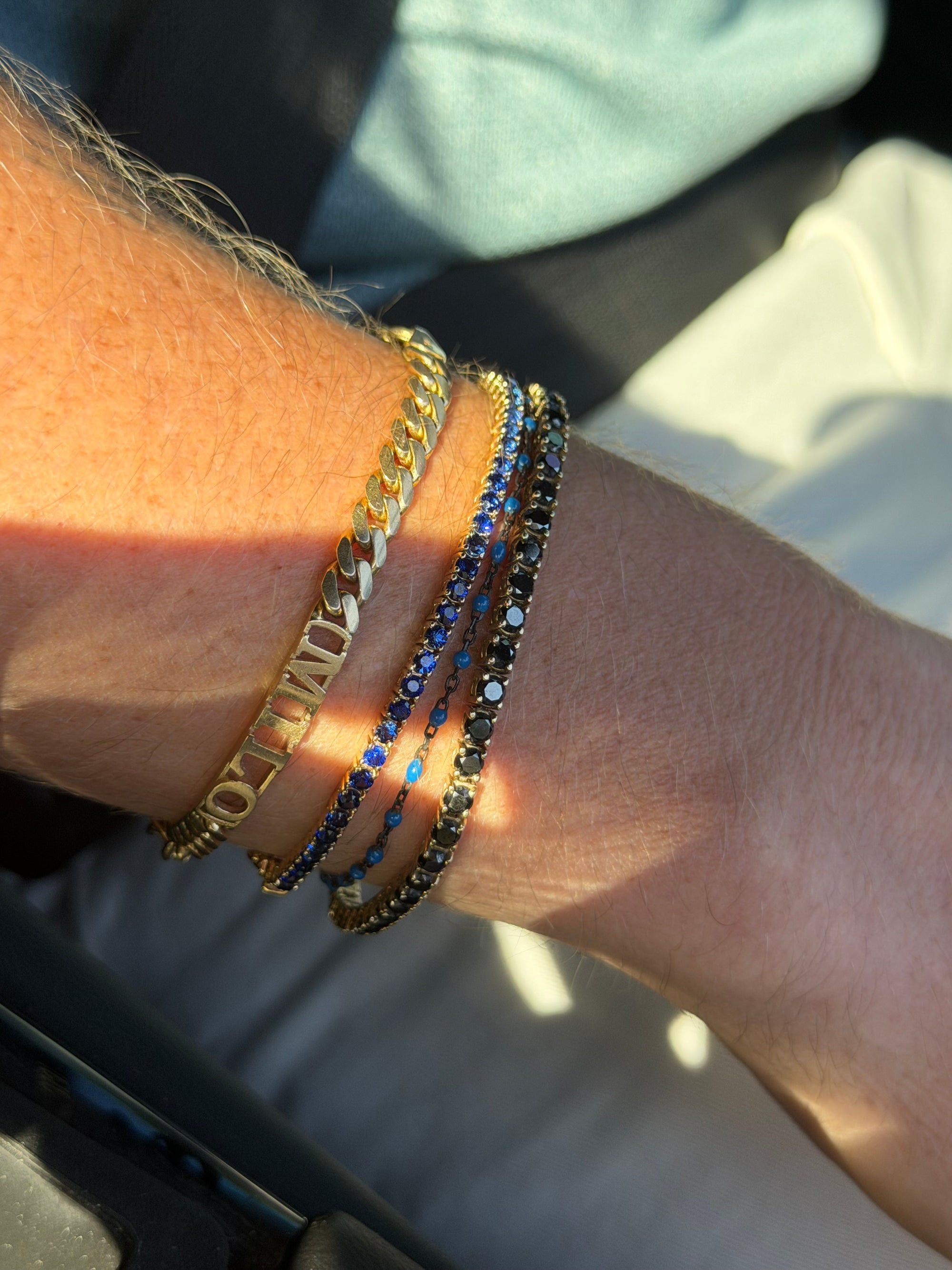 The Black Diamond Tennis Bracelet