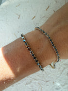 The Black Diamond Tennis Bracelet