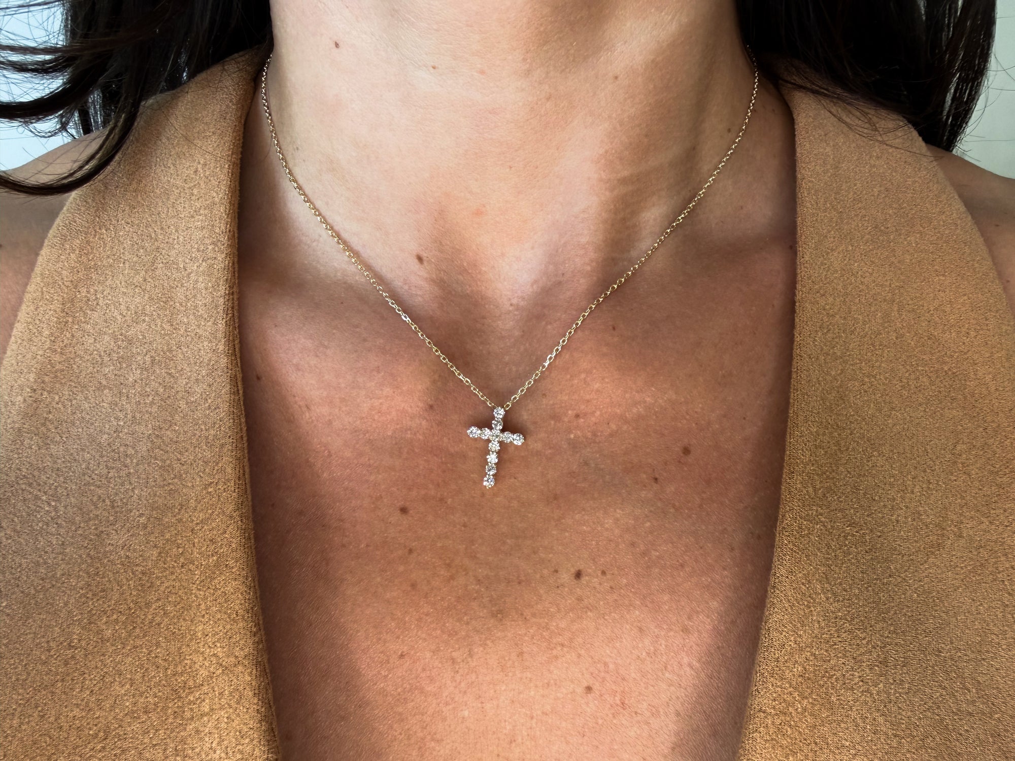 Diamond Cross Necklace