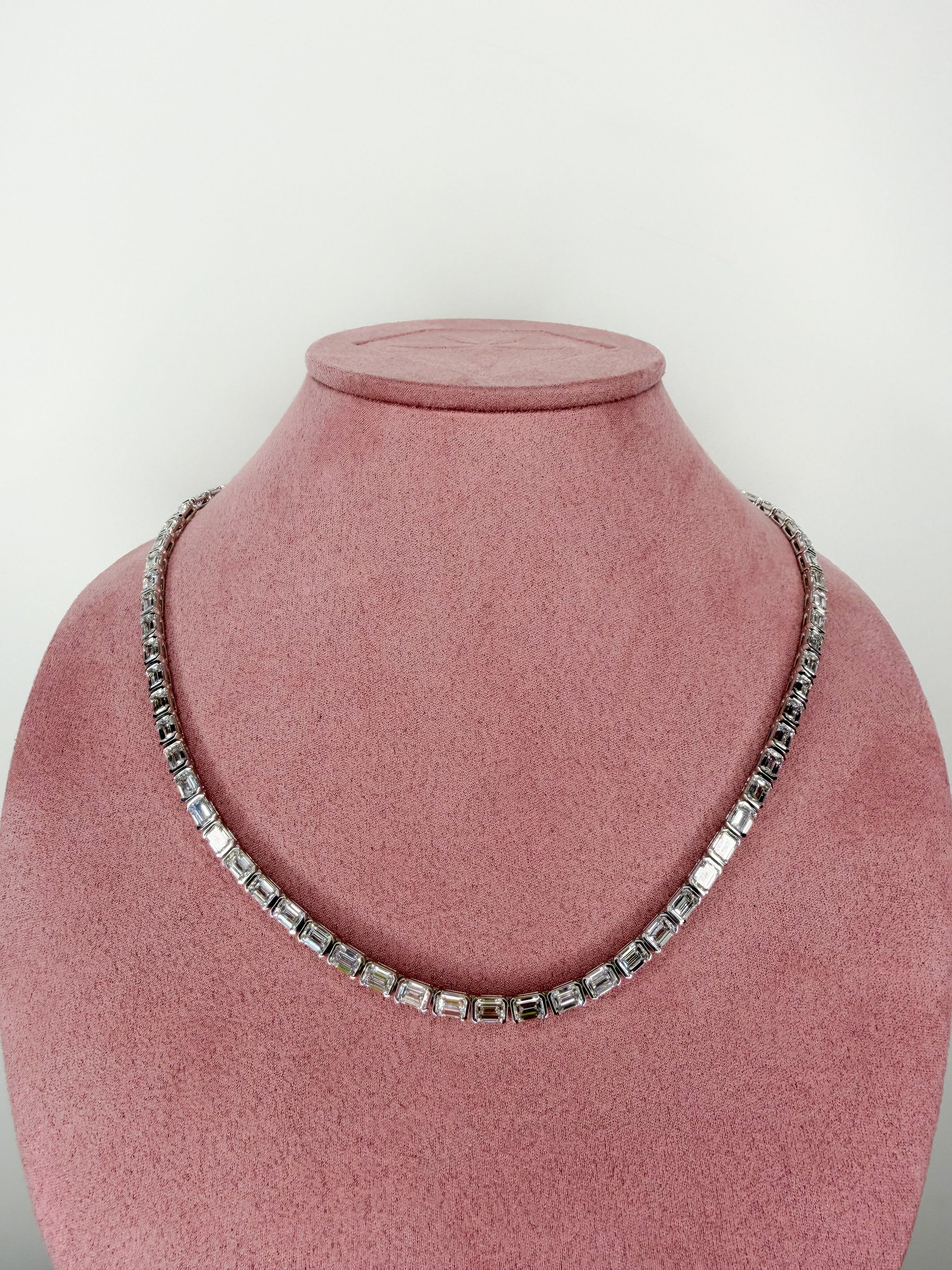 The Emerald Riviera Tennis Necklace