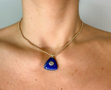 Lapis Trigon Necklace