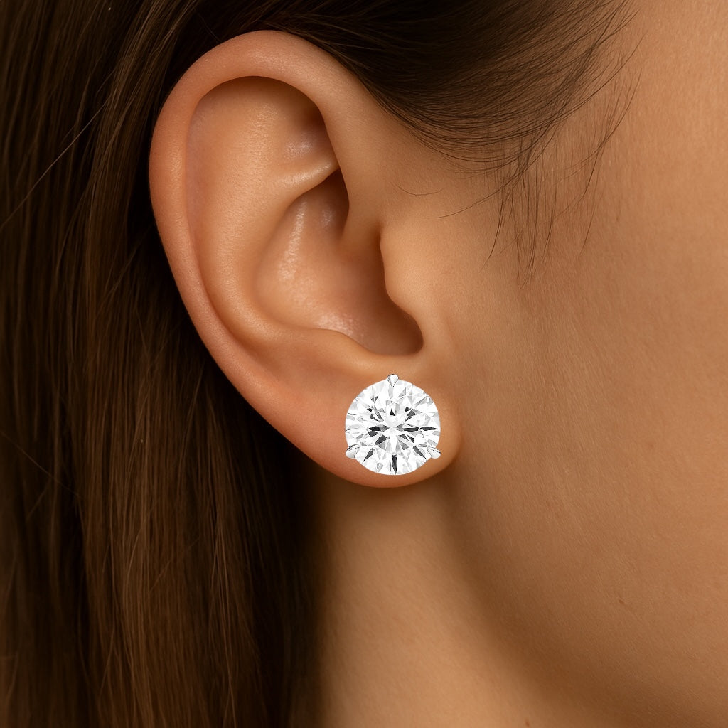 The Loud Luxury - Brilliant Cut 8ctw Diamond Studs