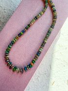 Midnight Fire Opal Necklace