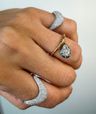 The Seraphine Pear Dangly Ring