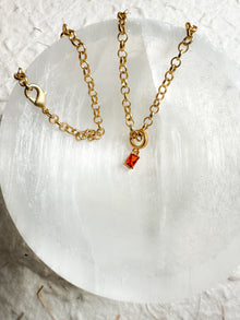 Orange Twist Necklace