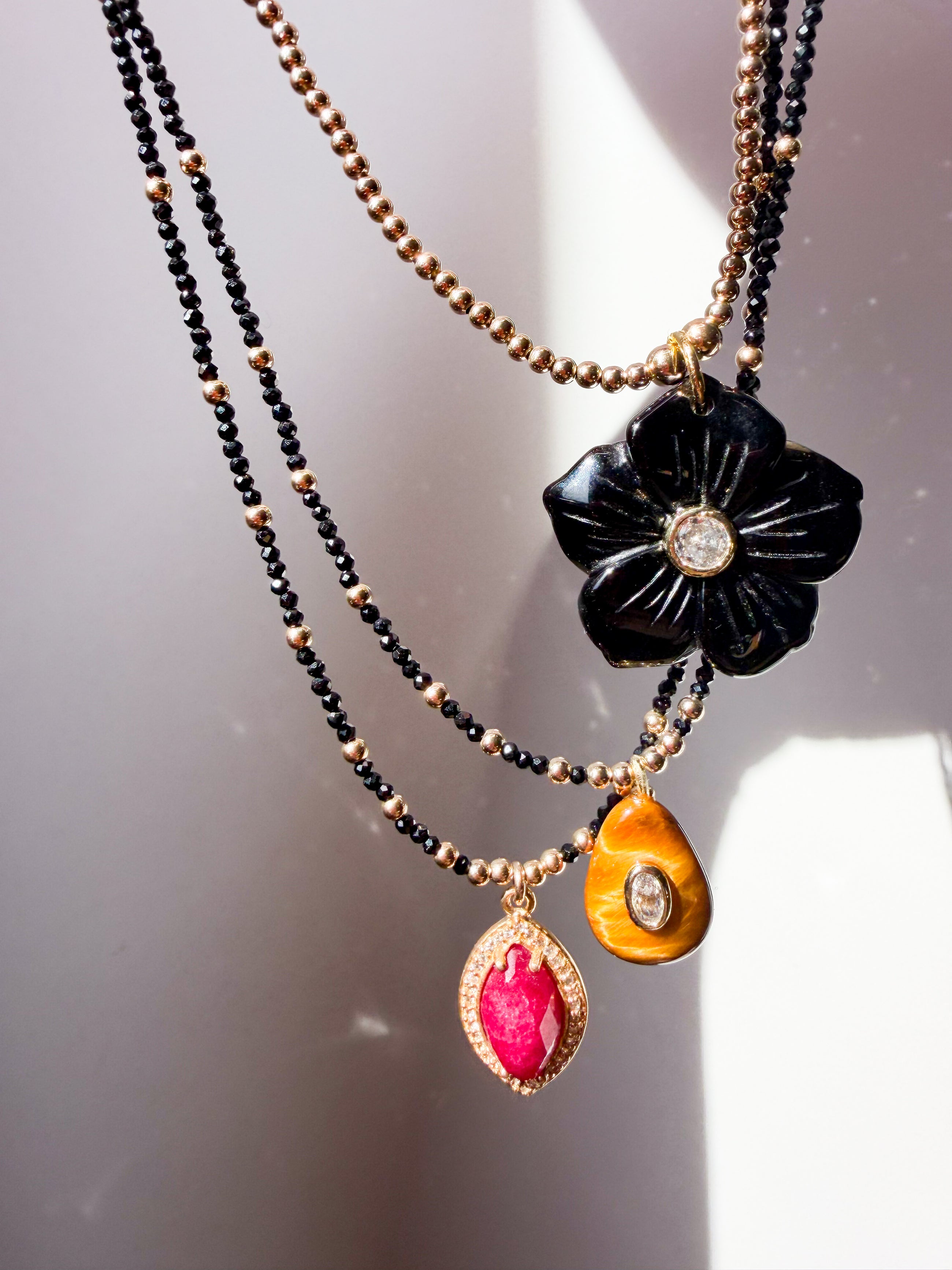 Obisodian Bloom Necklace