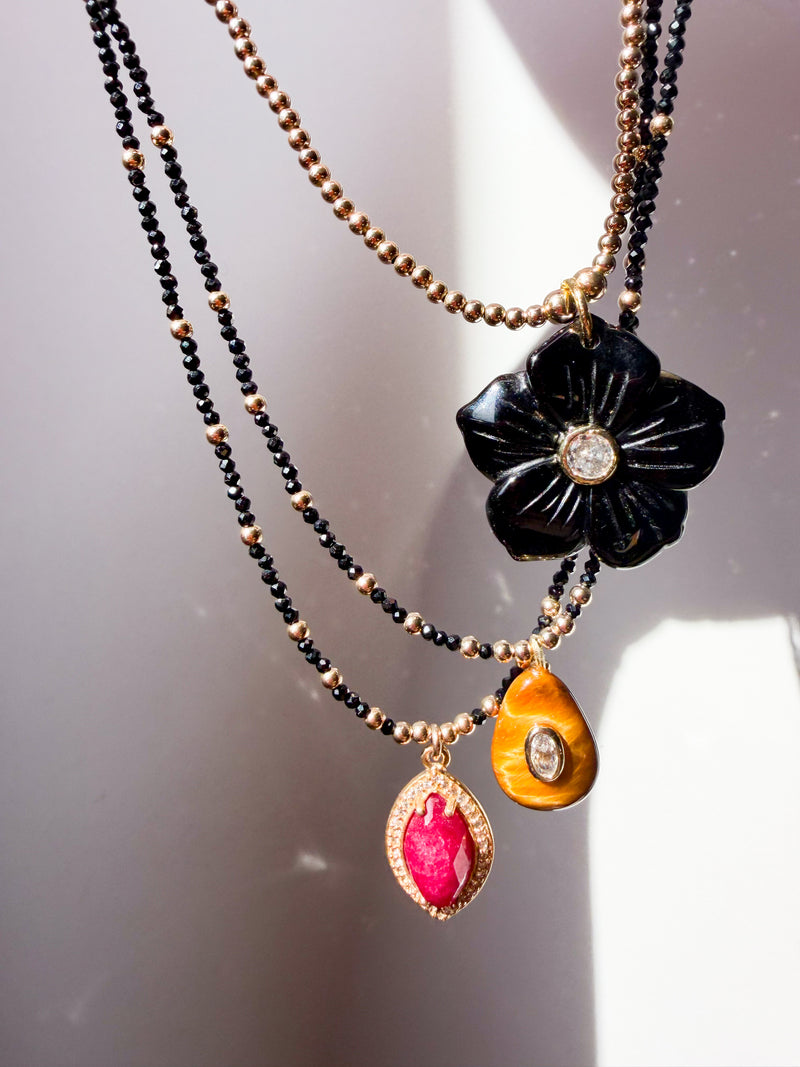 Obisodian Bloom Necklace