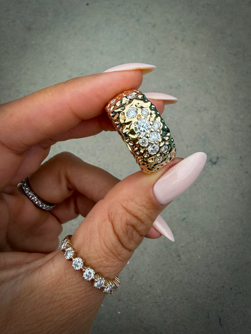 The Gemma Hammered Ring Jacket