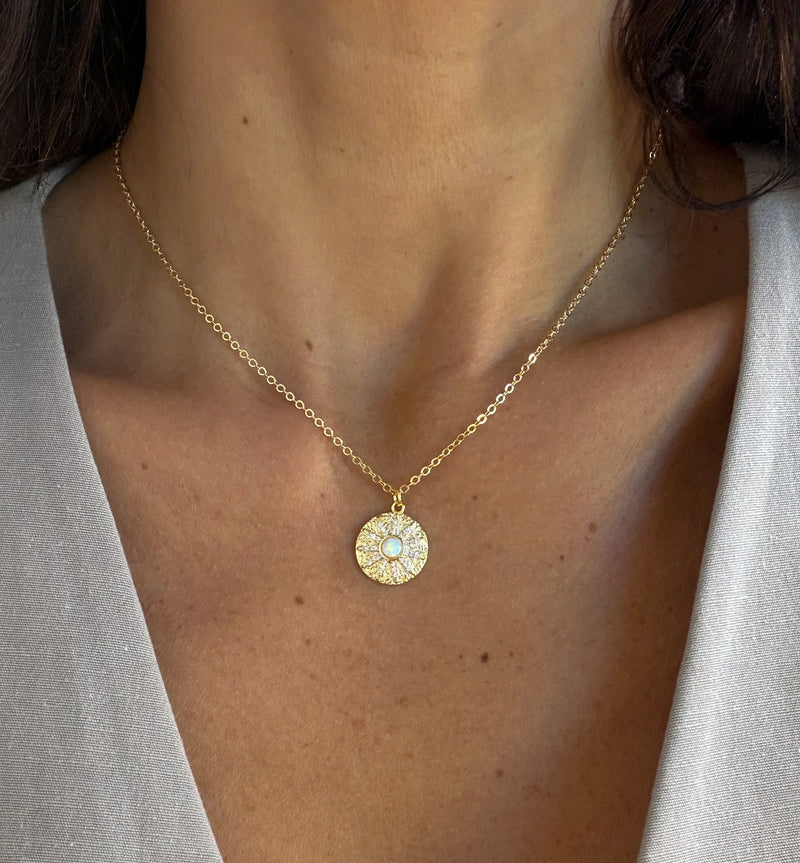 Celeste Medallion Necklace