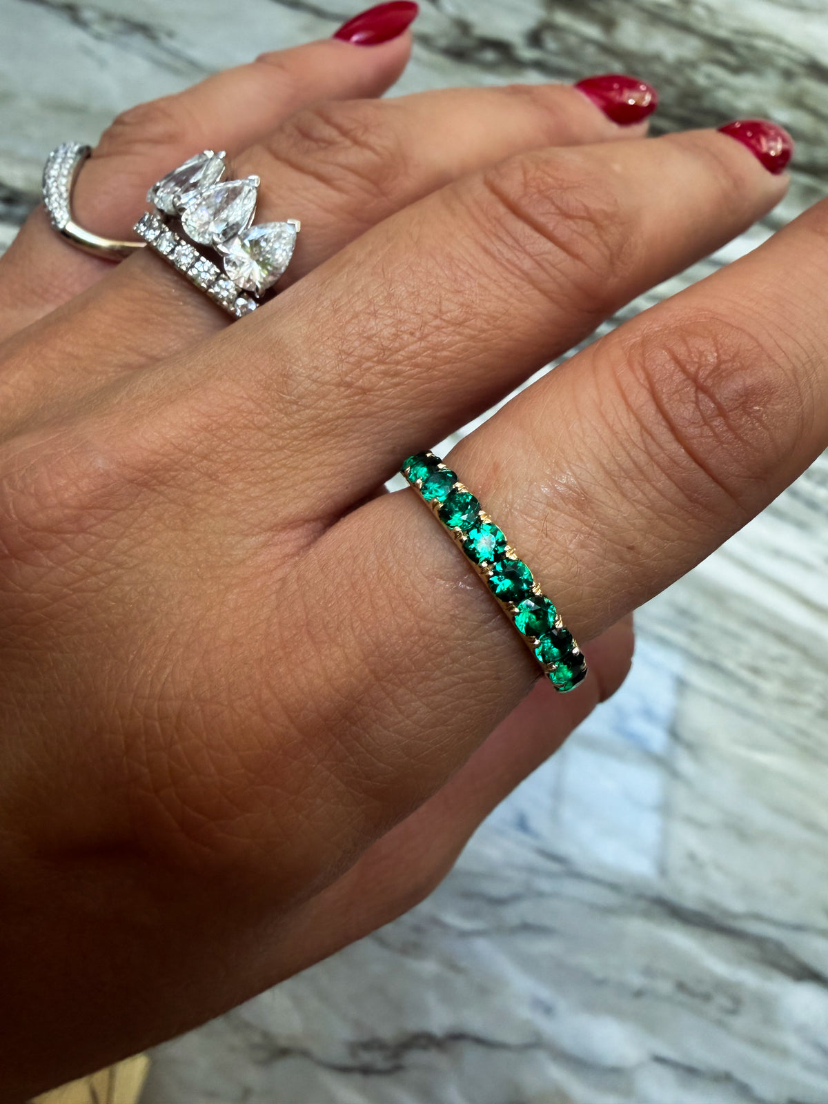 The Zambian Emerald Eternity Ring