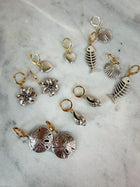 Silver Sand Dollar Earrings