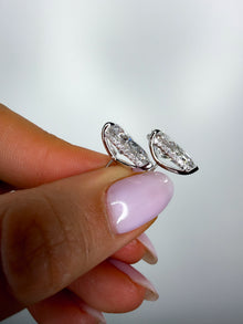 Spiked Pears - 8ctw Diamond Studs