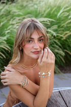The Orbit Blue Agate Bracelet