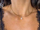 Georgian Emerald Pendant Necklace
