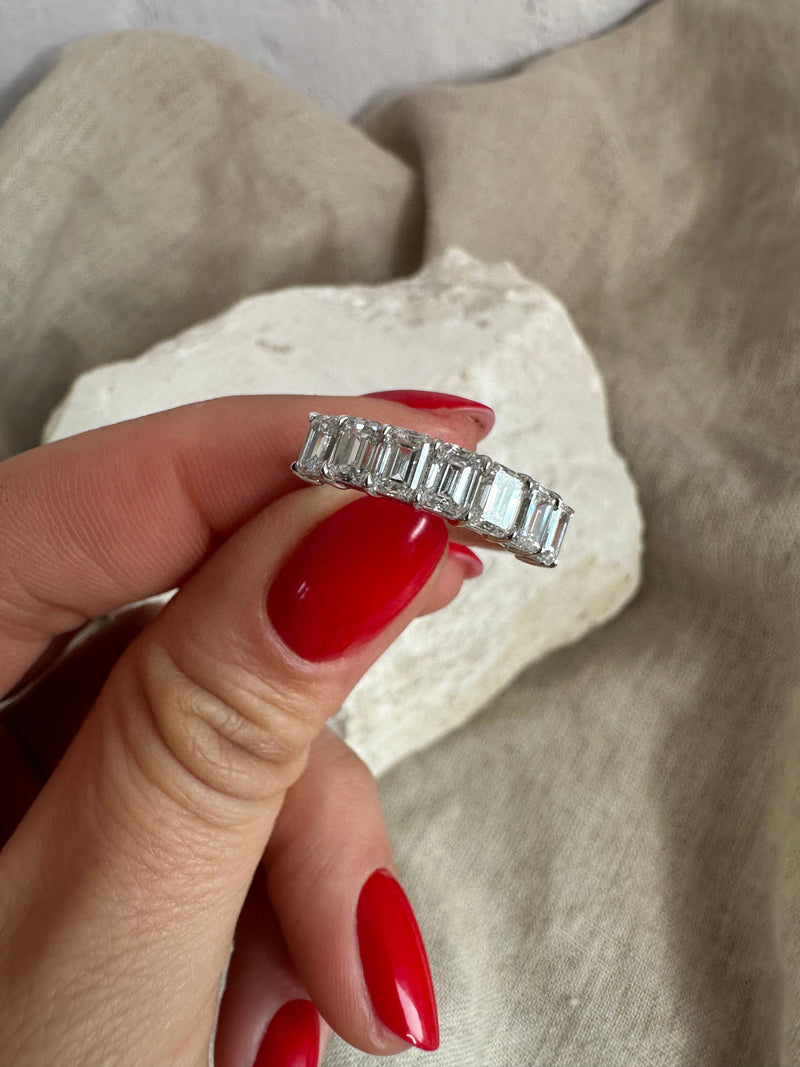 The Emerald Half Eternity Band