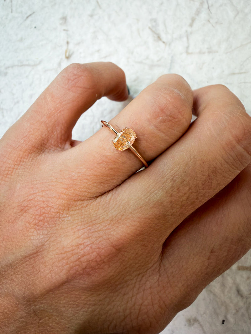 Whisper Peach Solitaire