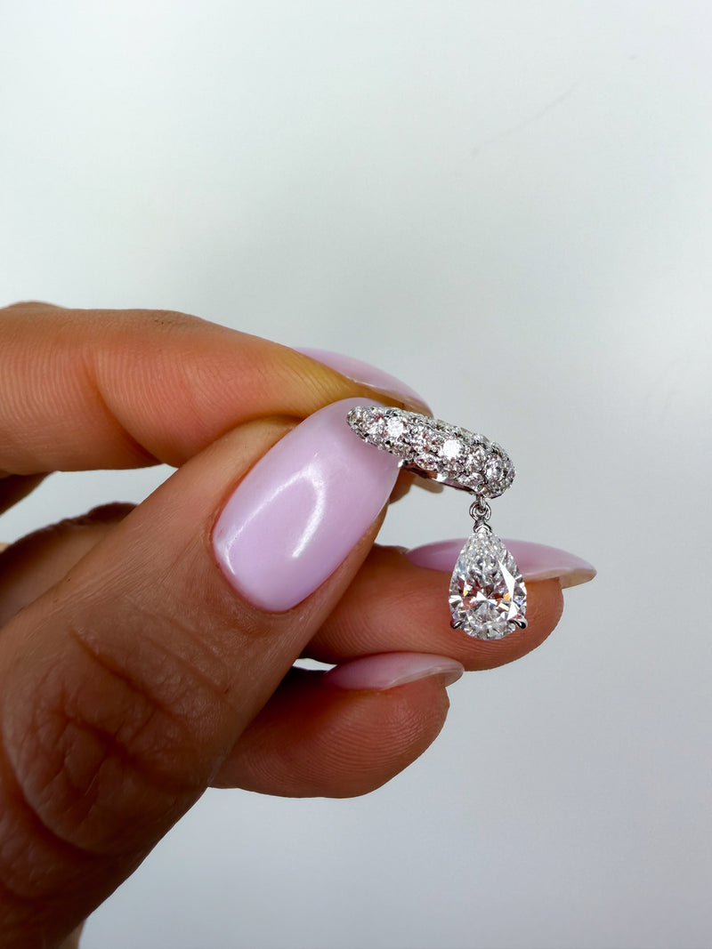 The Dangly Pear Ear Cuffs