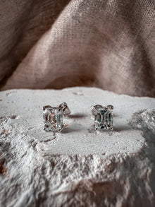 The Essentials Emerald Cut 2ctw Diamond Studs