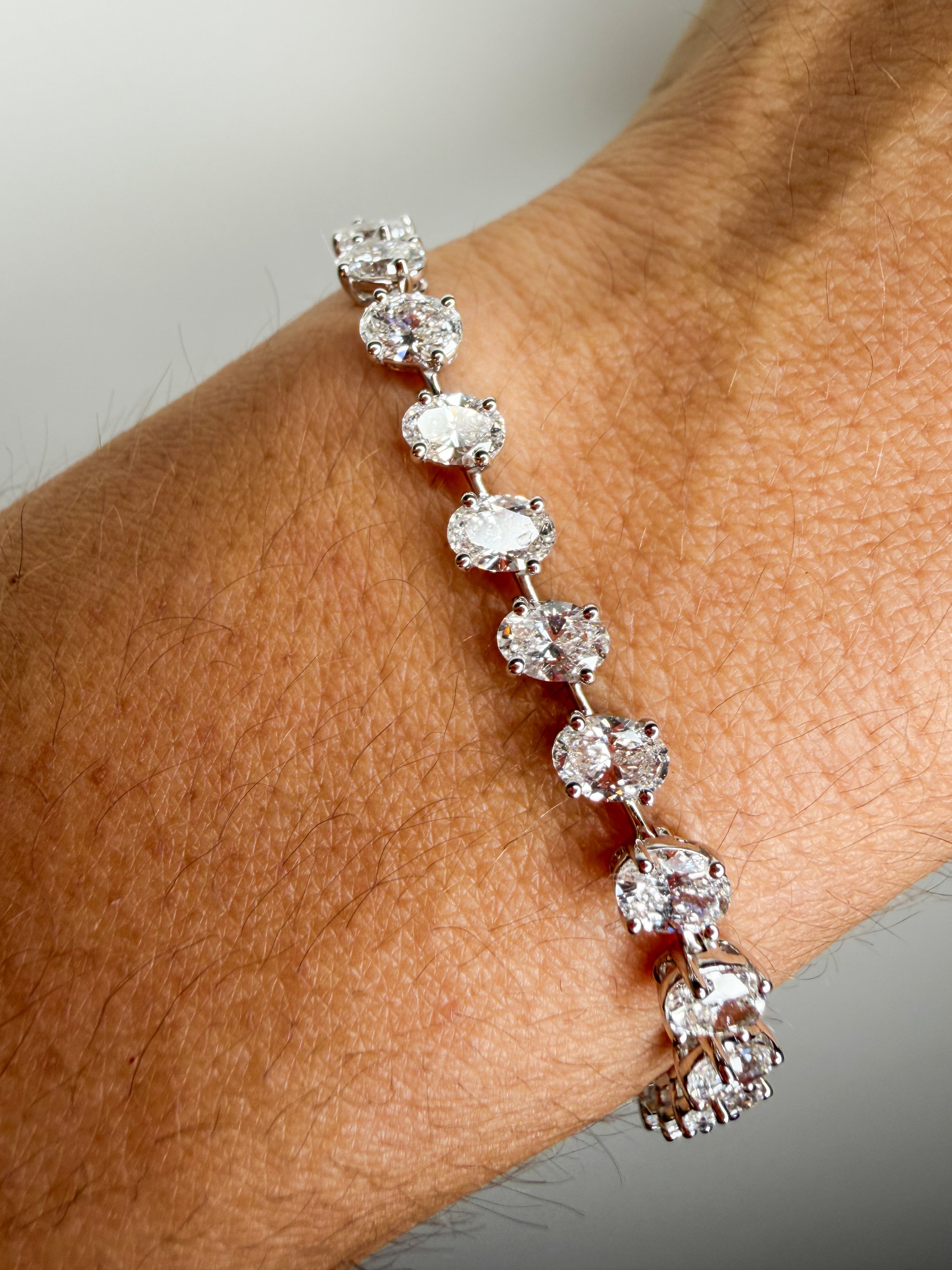 The Station Oval Tennis Bracelet