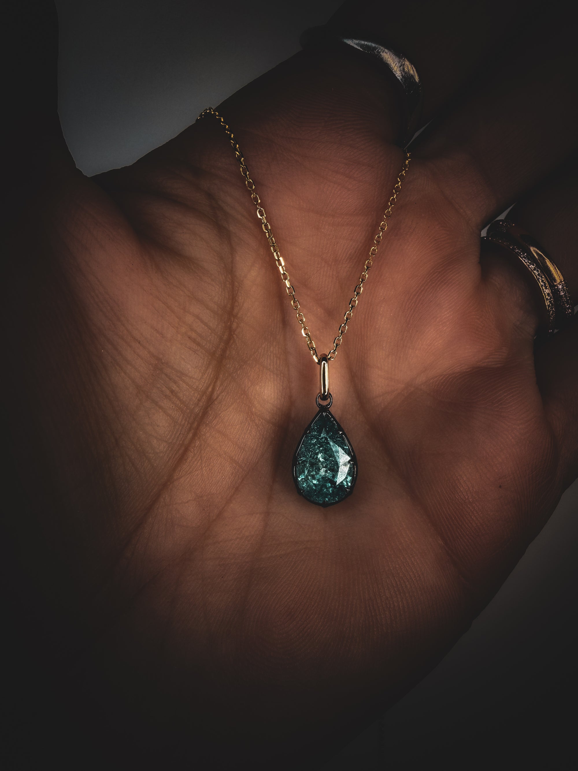 Azure Ice Heirloom Pendant